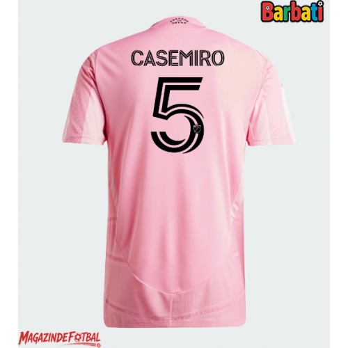 Inter Miami Casemiro #5 Tricou Fotbal Replică 2026-27 Barbati Acasa Inter Miami Casemiro #5 Tricou Fotbal Replică 2026-27 Barbati Acasa